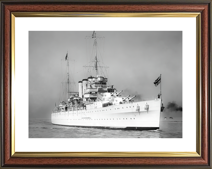HMS Sussex 96 County Class Heavy Cruiser Warship Photo Print - Posters, Prints, & Visual Artwork - by Hampshire Prints (image 8 of 9)