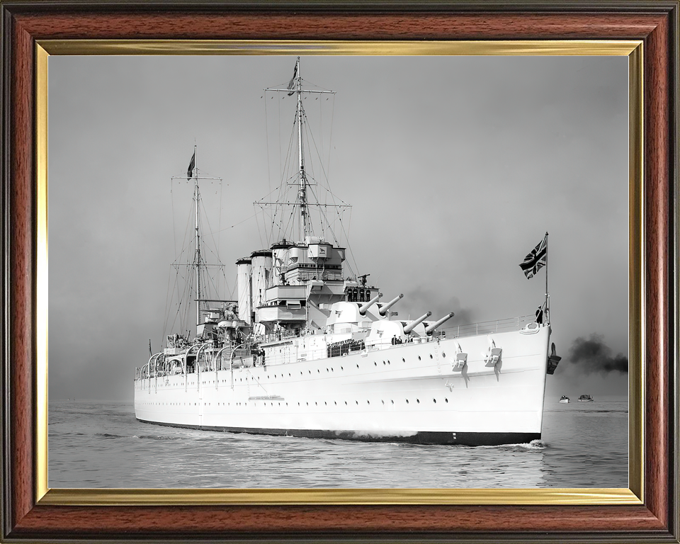 HMS Sussex 96 County Class Heavy Cruiser Warship Photo Print - Posters, Prints, & Visual Artwork - by Hampshire Prints (image 9 of 9)