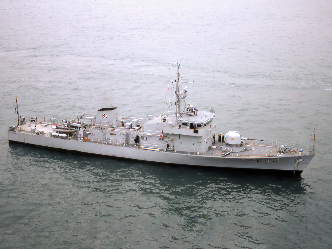 HMS Swallow P242 Peacock Class Patrol Vessel March 1987 Photo Print - Posters, Prints, & Visual Artwork - by Hampshire Prints (image 1 of 9)