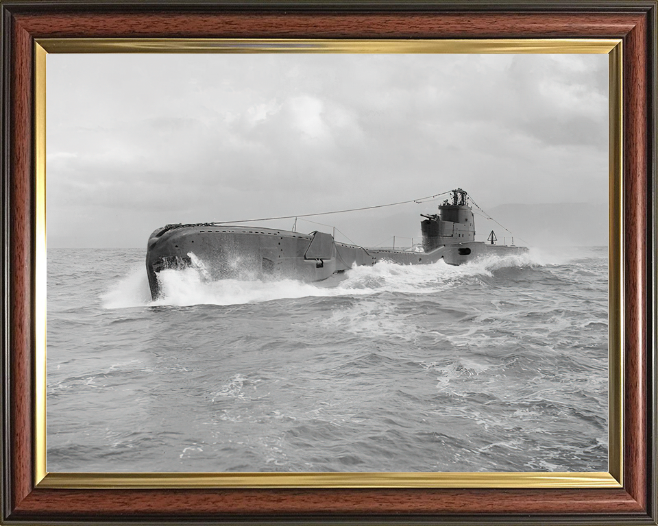 HMS Taku N38 T Class Submarine At Speed