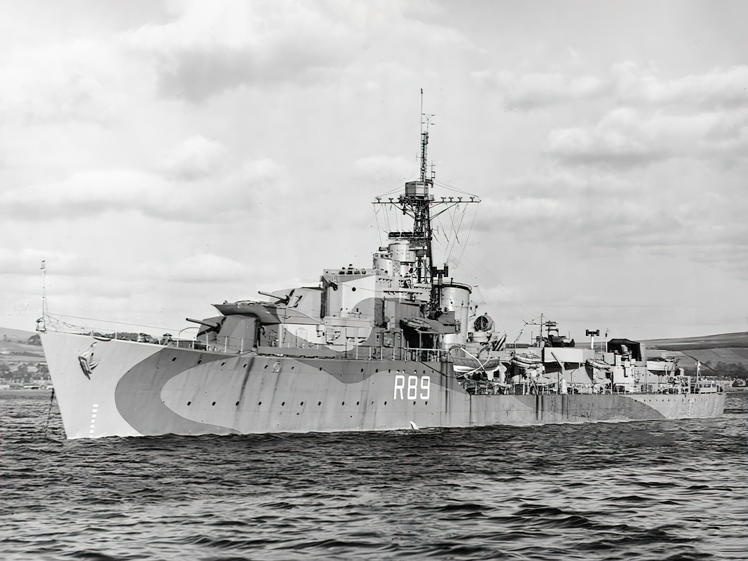 HMS Termagant R89 T Class Destroyer 1943 Photo Print - Posters, Prints, & Visual Artwork - by Hampshire Prints (image 1 of 9)