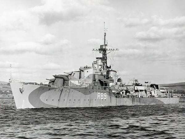 HMS Termagant R89 T Class Destroyer 1943