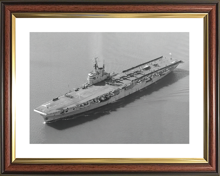HMS Theseus R64 Colossus Class Aircraft Carrier Leaving Harbour Photo Print - Posters, Prints, & Visual Artwork - by Hampshire Prints (image 8 of 9)