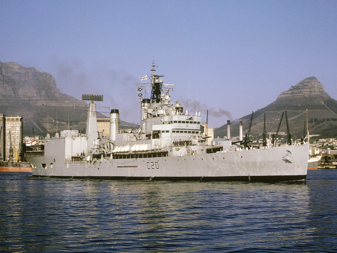 HMS Tiger C20 Tiger Class Light Cruiser Leaving Harbour Photo Print - Posters, Prints, & Visual Artwork - by Hampshire Prints (image 1 of 9)