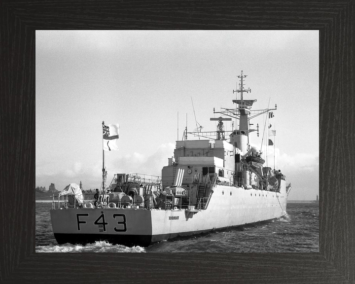HMS Torquay F43 Whitby Class Frigate Starboard Quarter View Photo Print - Posters, Prints, & Visual Artwork - by Hampshire Prints (image 3 of 9)
