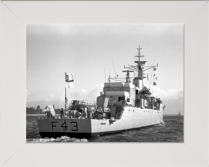HMS Torquay F43 Whitby Class Frigate Starboard Quarter View Photo Print - Posters, Prints, & Visual Artwork - by Hampshire Prints (image 5 of 9)