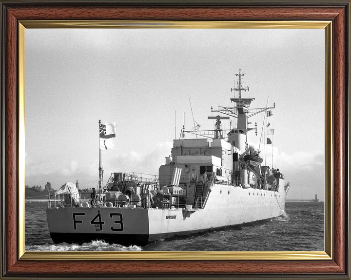 HMS Torquay F43 Whitby Class Frigate Starboard Quarter View Photo Print - Posters, Prints, & Visual Artwork - by Hampshire Prints (image 9 of 9)