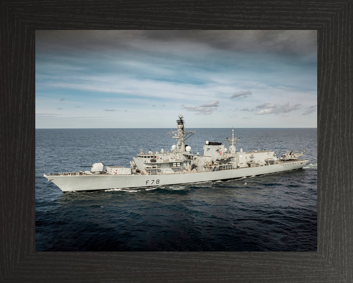 HMS Kent F78 Type 23 Frigate 5 May 2021 Port Side View Photo Print - Posters, Prints, & Visual Artwork - by Hampshire Prints (image 3 of 9)
