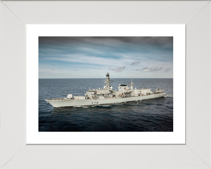 HMS Kent F78 Type 23 Frigate 5 May 2021 Port Side View Photo Print - Posters, Prints, & Visual Artwork - by Hampshire Prints (image 4 of 9)
