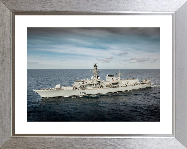 HMS Kent F78 Type 23 Frigate 5 May 2021 Port Side View Photo Print - Posters, Prints, & Visual Artwork - by Hampshire Prints (image 6 of 9)