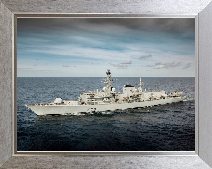 HMS Kent F78 Type 23 Frigate 5 May 2021 Port Side View Photo Print - Posters, Prints, & Visual Artwork - by Hampshire Prints (image 7 of 9)