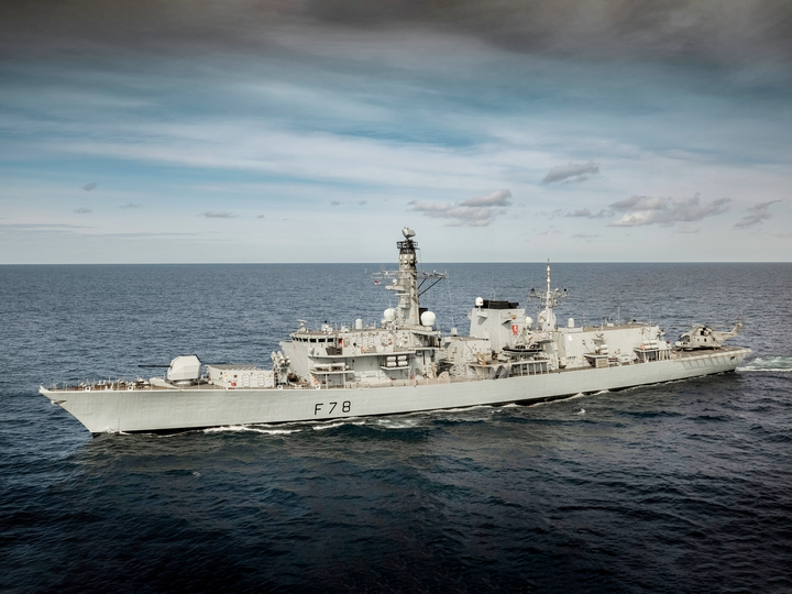 HMS Kent F78 Type 23 Frigate 5 May 2021 Port Side View Photo Print - Posters, Prints, & Visual Artwork - by Hampshire Prints (image 1 of 9)