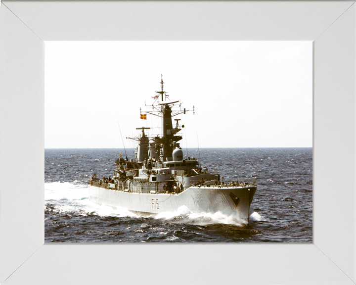 HMS Euryalus (F15) Royal Navy Leander Class Frigate At Speed Photo Print Wall Art Decor - Posters, Prints, & Visual Artwork - by Hampshire Prints (image 5 of 9)