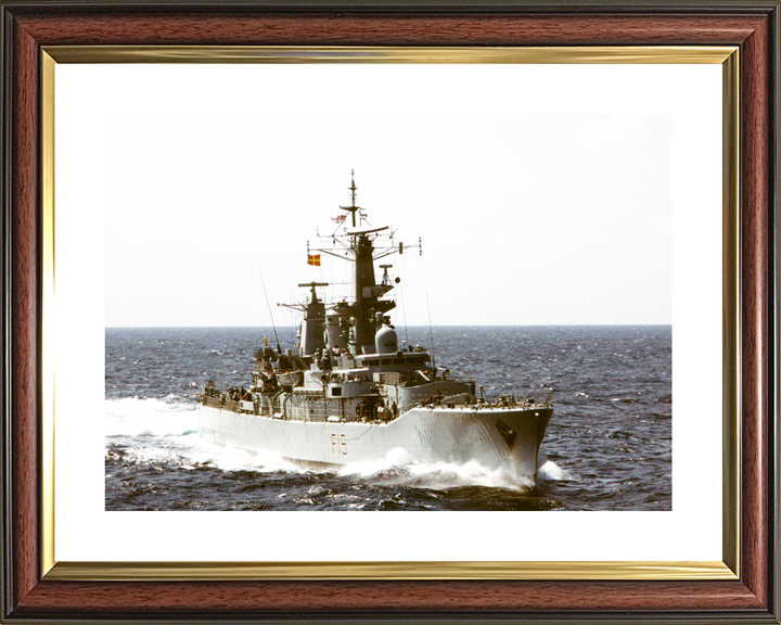 HMS Euryalus (F15) Royal Navy Leander Class Frigate At Speed Photo Print Wall Art Decor - Posters, Prints, & Visual Artwork - by Hampshire Prints (image 8 of 9)