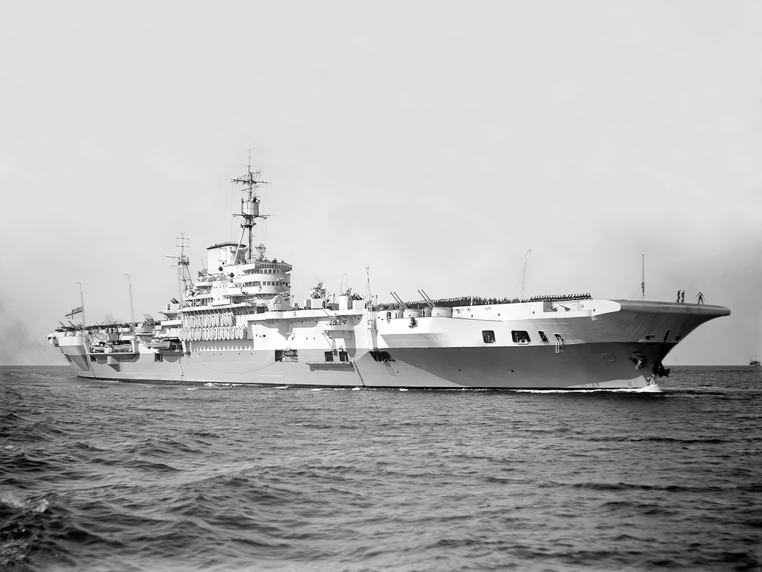 HMS Venerable R63 Colossus Class Aircraft Carrier Photo Print - Posters, Prints, & Visual Artwork - by Hampshire Prints (image 1 of 9)