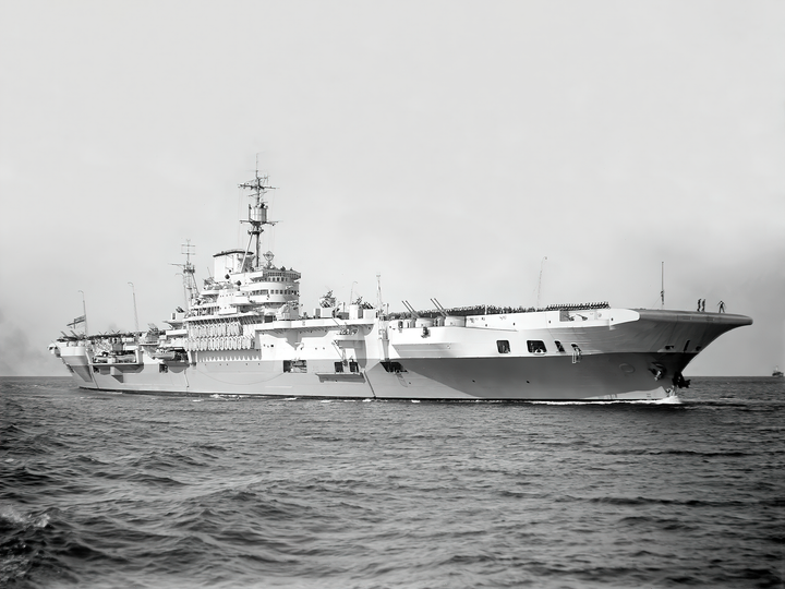 HMS Venerable R63 Colossus Class Aircraft Carrier Photo Print - Posters, Prints, & Visual Artwork - by Hampshire Prints (image 1 of 9)