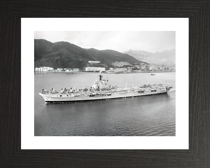 HMS Warrior R31 Colossus Class Aircraft Carrier Entering Harbour Photo Print - Posters, Prints, & Visual Artwork - by Hampshire Prints (image 2 of 9)