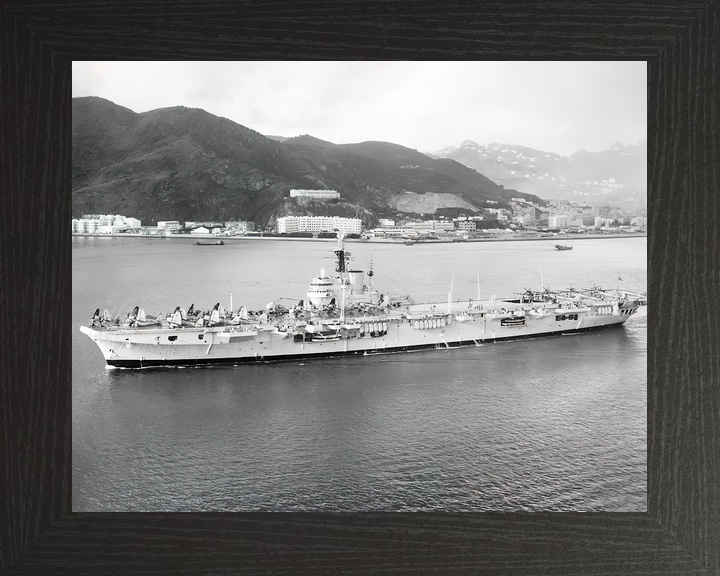 HMS Warrior R31 Colossus Class Aircraft Carrier Entering Harbour Photo Print - Posters, Prints, & Visual Artwork - by Hampshire Prints (image 3 of 9)