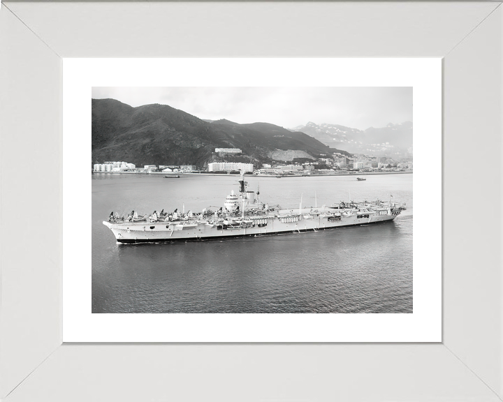 HMS Warrior R31 Colossus Class Aircraft Carrier Entering Harbour Photo Print - Posters, Prints, & Visual Artwork - by Hampshire Prints (image 4 of 9)