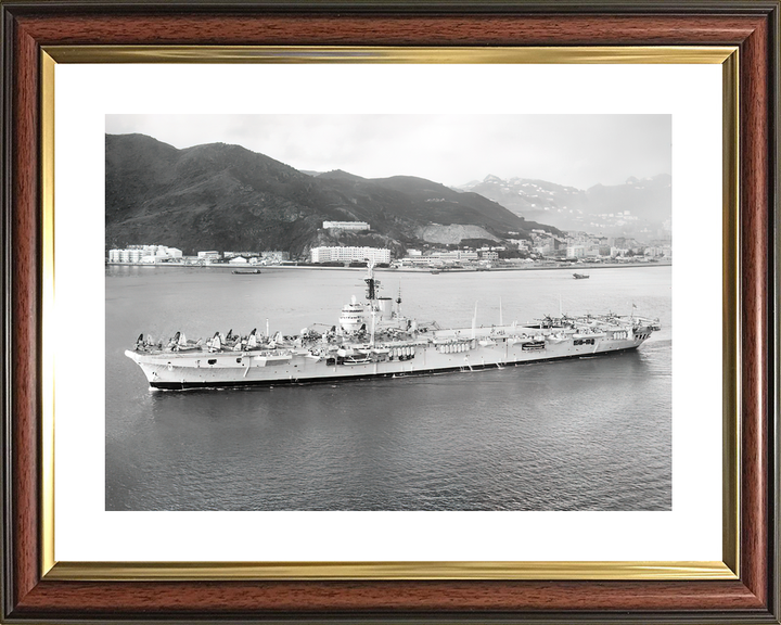 HMS Warrior R31 Colossus Class Aircraft Carrier Entering Harbour Photo Print - Posters, Prints, & Visual Artwork - by Hampshire Prints (image 8 of 9)