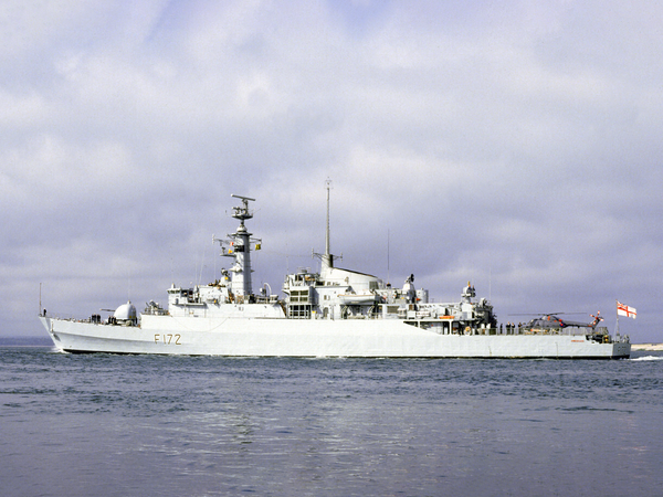 HMS Ambuscade F172 Type 21 Frigate June 1982
