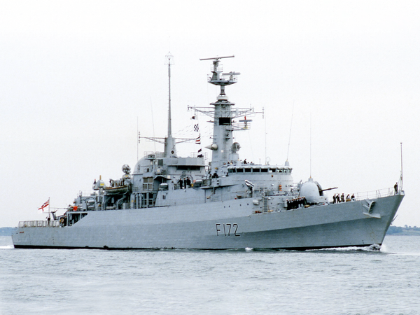 HMS Ambuscade F172 Type 21 Frigate June 1984