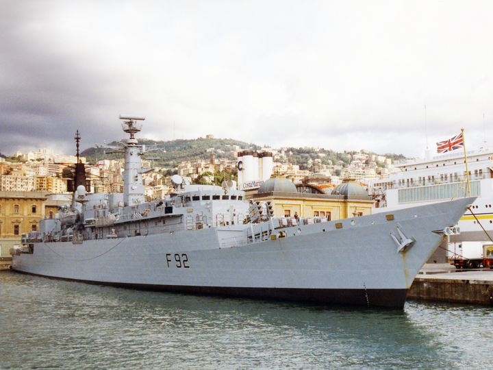 HMS Boxer (F92) Royal Navy Type 22 Frigate Alongside Photo Print Wall Art Decor Posters, Prints, & Visual Artwork Hampshire Prints 6 x 4 No Frame No