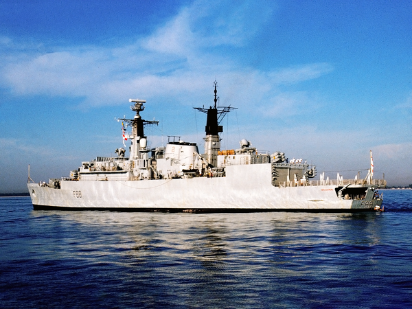 HMS Broadsword F88 Type 22 Frigate March 1991