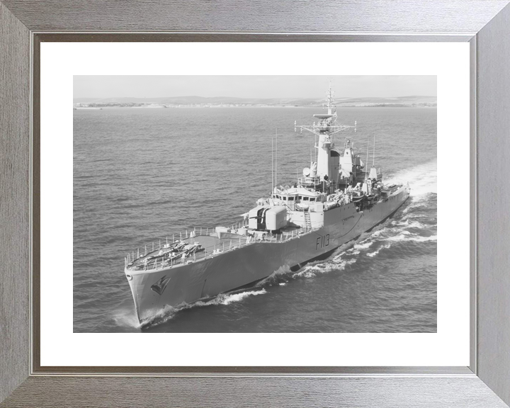 HMS Falmouth (F113) Royal Navy Rothesay Class Frigate High Port Bow View Photo Print Wall Art Decor - Posters, Prints, & Visual Artwork - by Hampshire Prints (image 6 of 9)