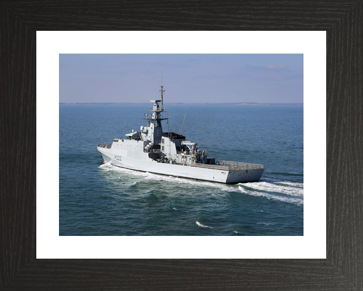 HMS Forth (P222) Royal Navy River Class Patrol Ship Port Side View Photo Print Wall Art Decor - Posters, Prints, & Visual Artwork - by Hampshire Prints (image 2 of 9)
