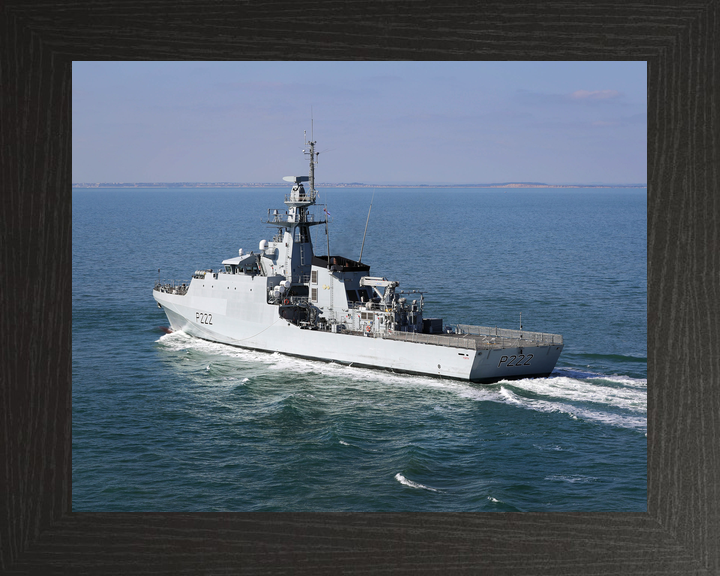 HMS Forth (P222) Royal Navy River Class Patrol Ship Port Side View Photo Print Wall Art Decor - Posters, Prints, & Visual Artwork - by Hampshire Prints (image 3 of 9)