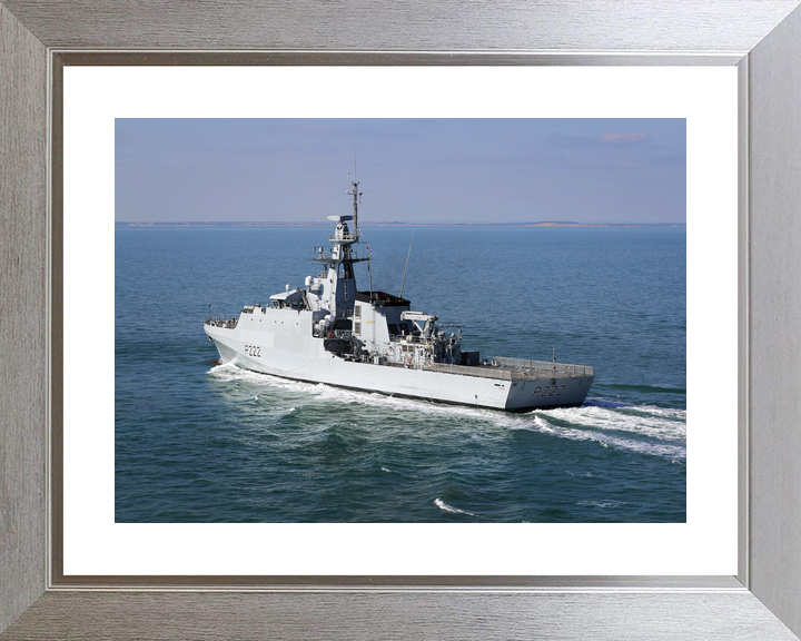 HMS Forth (P222) Royal Navy River Class Patrol Ship Port Side View Photo Print Wall Art Decor - Posters, Prints, & Visual Artwork - by Hampshire Prints (image 6 of 9)
