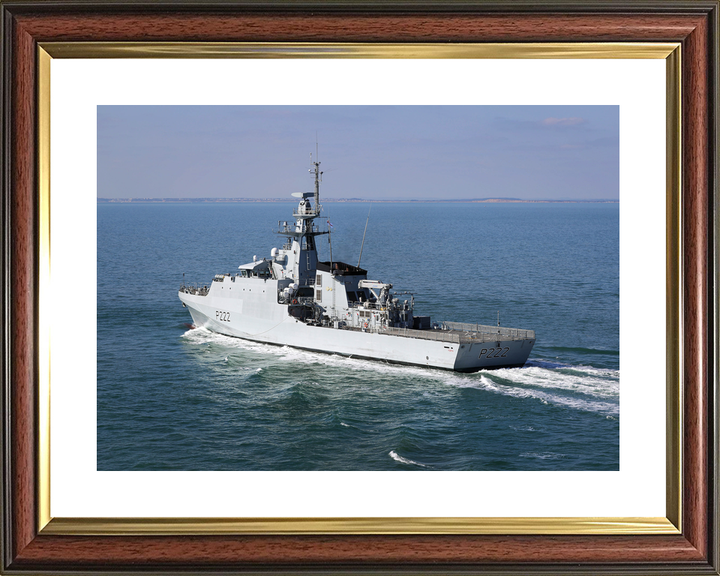HMS Forth (P222) Royal Navy River Class Patrol Ship Port Side View Photo Print Wall Art Decor - Posters, Prints, & Visual Artwork - by Hampshire Prints (image 8 of 9)