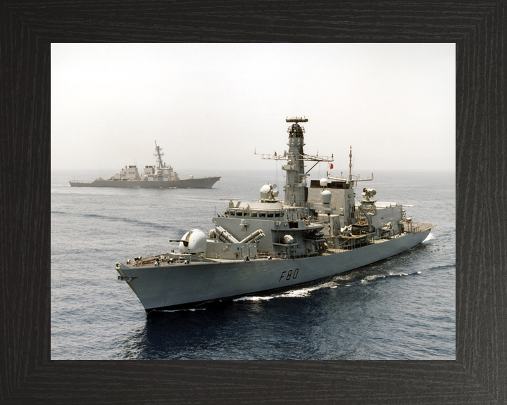 HMS Grafton (F80) Royal Navy Type 23 Frigate Port Side View Photo Print Wall Art Decor - Posters, Prints, & Visual Artwork - by Hampshire Prints (image 3 of 9)