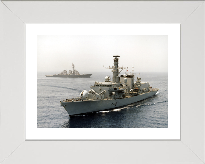 HMS Grafton (F80) Royal Navy Type 23 Frigate Port Side View Photo Print Wall Art Decor - Posters, Prints, & Visual Artwork - by Hampshire Prints (image 4 of 9)