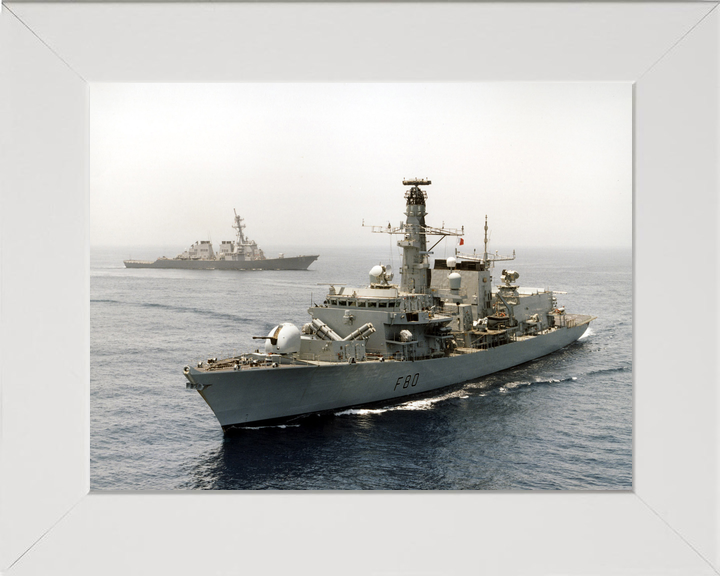 HMS Grafton (F80) Royal Navy Type 23 Frigate Port Side View Photo Print Wall Art Decor - Posters, Prints, & Visual Artwork - by Hampshire Prints (image 5 of 9)