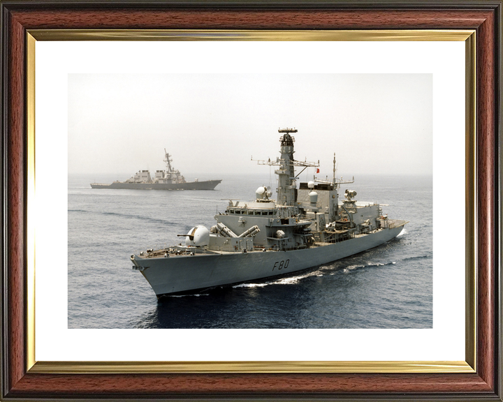 HMS Grafton (F80) Royal Navy Type 23 Frigate Port Side View Photo Print Wall Art Decor - Posters, Prints, & Visual Artwork - by Hampshire Prints (image 8 of 9)