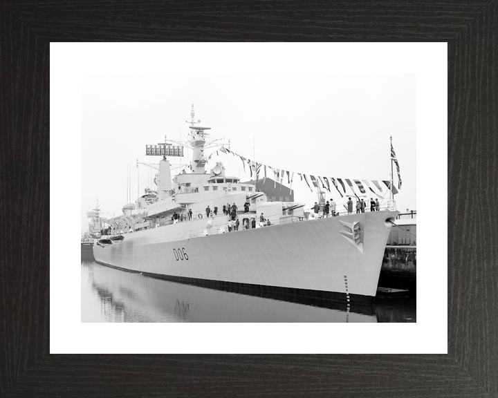 HMS Hampshire (D06) Royal Navy County Class Destroyer Dress Ship Photo Print Wall Art Decor - Posters, Prints, & Visual Artwork - by Hampshire Prints (image 2 of 9)