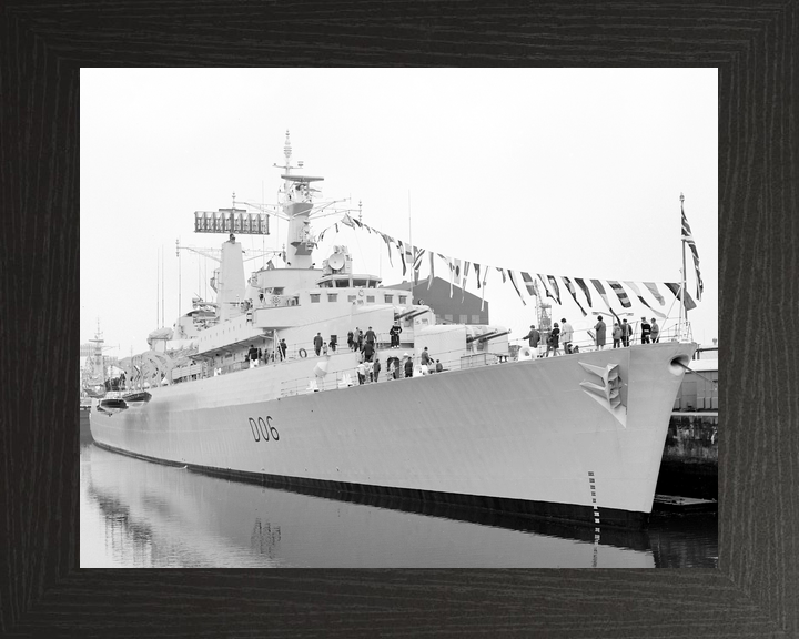 HMS Hampshire (D06) Royal Navy County Class Destroyer Dress Ship Photo Print Wall Art Decor - Posters, Prints, & Visual Artwork - by Hampshire Prints (image 3 of 9)