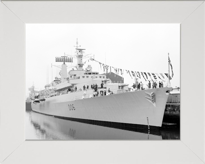 HMS Hampshire (D06) Royal Navy County Class Destroyer Dress Ship Photo Print Wall Art Decor - Posters, Prints, & Visual Artwork - by Hampshire Prints (image 5 of 9)