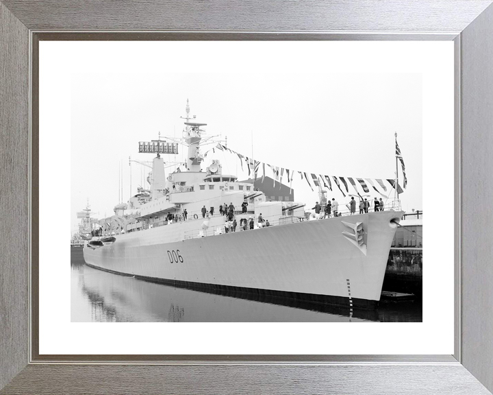 HMS Hampshire (D06) Royal Navy County Class Destroyer Dress Ship Photo Print Wall Art Decor - Posters, Prints, & Visual Artwork - by Hampshire Prints (image 6 of 9)