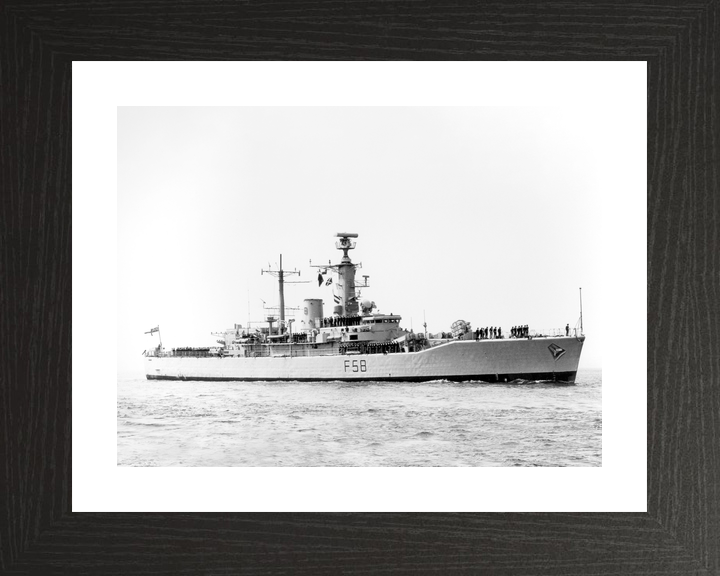 HMS Hermione (F58) Royal Navy Leander Class Frigate Entering Harbour Photo Print Wall Art Decor - Posters, Prints, & Visual Artwork - by Hampshire Prints (image 2 of 9)
