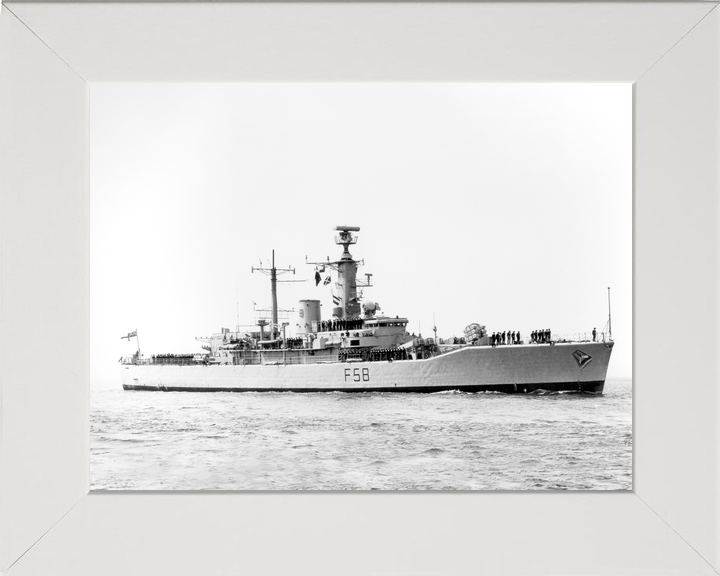 HMS Hermione (F58) Royal Navy Leander Class Frigate Entering Harbour Photo Print Wall Art Decor - Posters, Prints, & Visual Artwork - by Hampshire Prints (image 5 of 9)