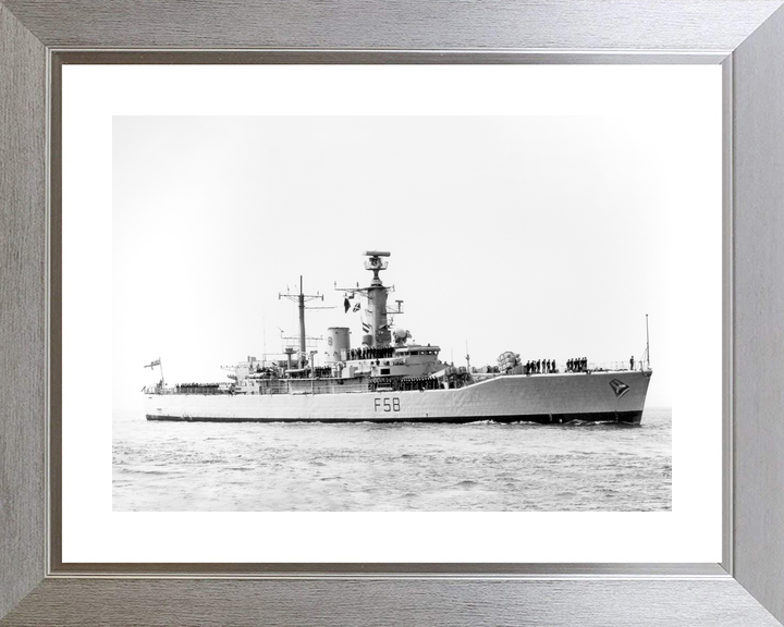 HMS Hermione (F58) Royal Navy Leander Class Frigate Entering Harbour Photo Print Wall Art Decor - Posters, Prints, & Visual Artwork - by Hampshire Prints (image 6 of 9)