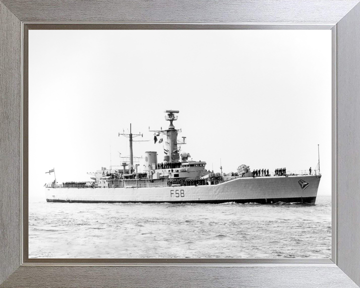 HMS Hermione (F58) Royal Navy Leander Class Frigate Entering Harbour Photo Print Wall Art Decor - Posters, Prints, & Visual Artwork - by Hampshire Prints (image 7 of 9)