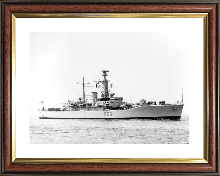 HMS Hermione (F58) Royal Navy Leander Class Frigate Entering Harbour Photo Print Wall Art Decor - Posters, Prints, & Visual Artwork - by Hampshire Prints (image 8 of 9)
