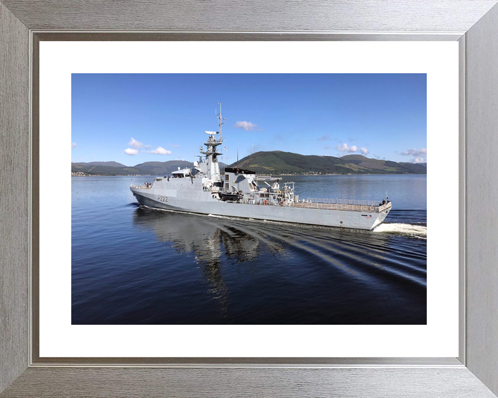 HMS Forth (P222) Royal Navy River Class Patrol Ship Port Side Reflections Photo Print Wall Art Decor - Posters, Prints, & Visual Artwork - by Hampshire Prints (image 6 of 9)