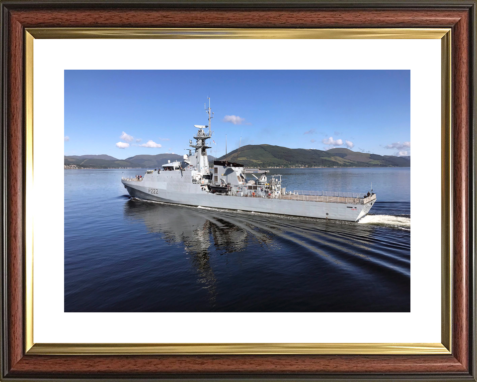 HMS Forth (P222) Royal Navy River Class Patrol Ship Port Side Reflections Photo Print Wall Art Decor - Posters, Prints, & Visual Artwork - by Hampshire Prints (image 8 of 9)
