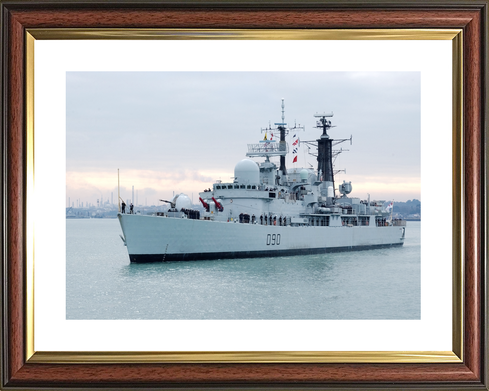 HMS Southampton D90 Type 42 Destroyer February 2005 Photo Print - Posters, Prints, & Visual Artwork - by Hampshire Prints (image 8 of 9)