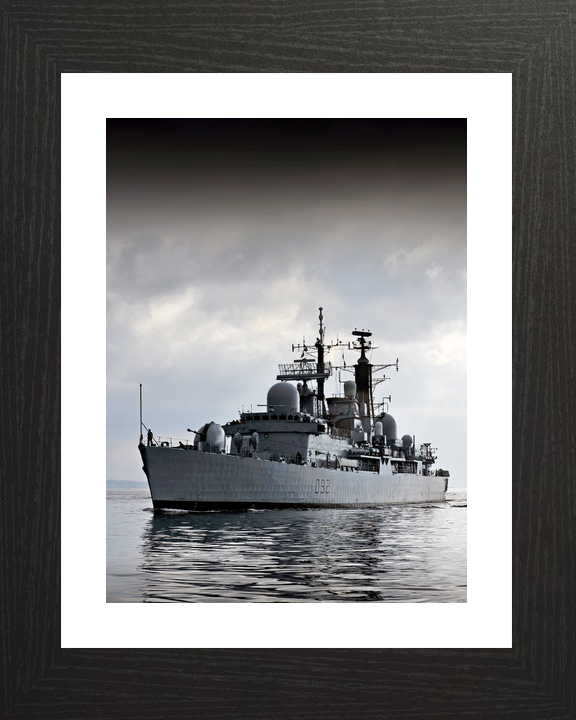 HMS Liverpool D92 Type 42 Destroyer 2011 Port Side Reflections Photo Print - Posters, Prints, & Visual Artwork - by Hampshire Prints (image 2 of 9)